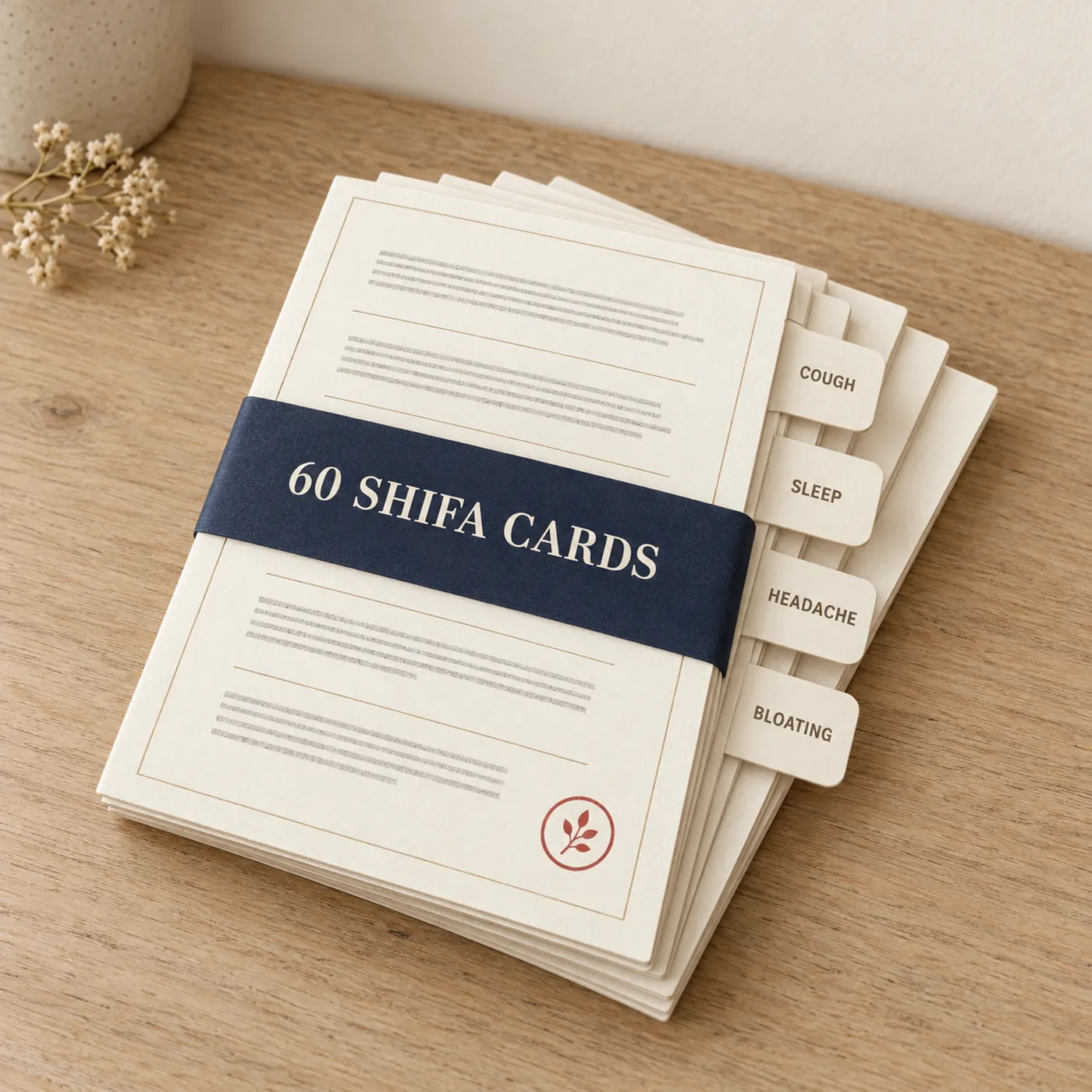 The Shifa Pantry: 60 printed Shifa Cards