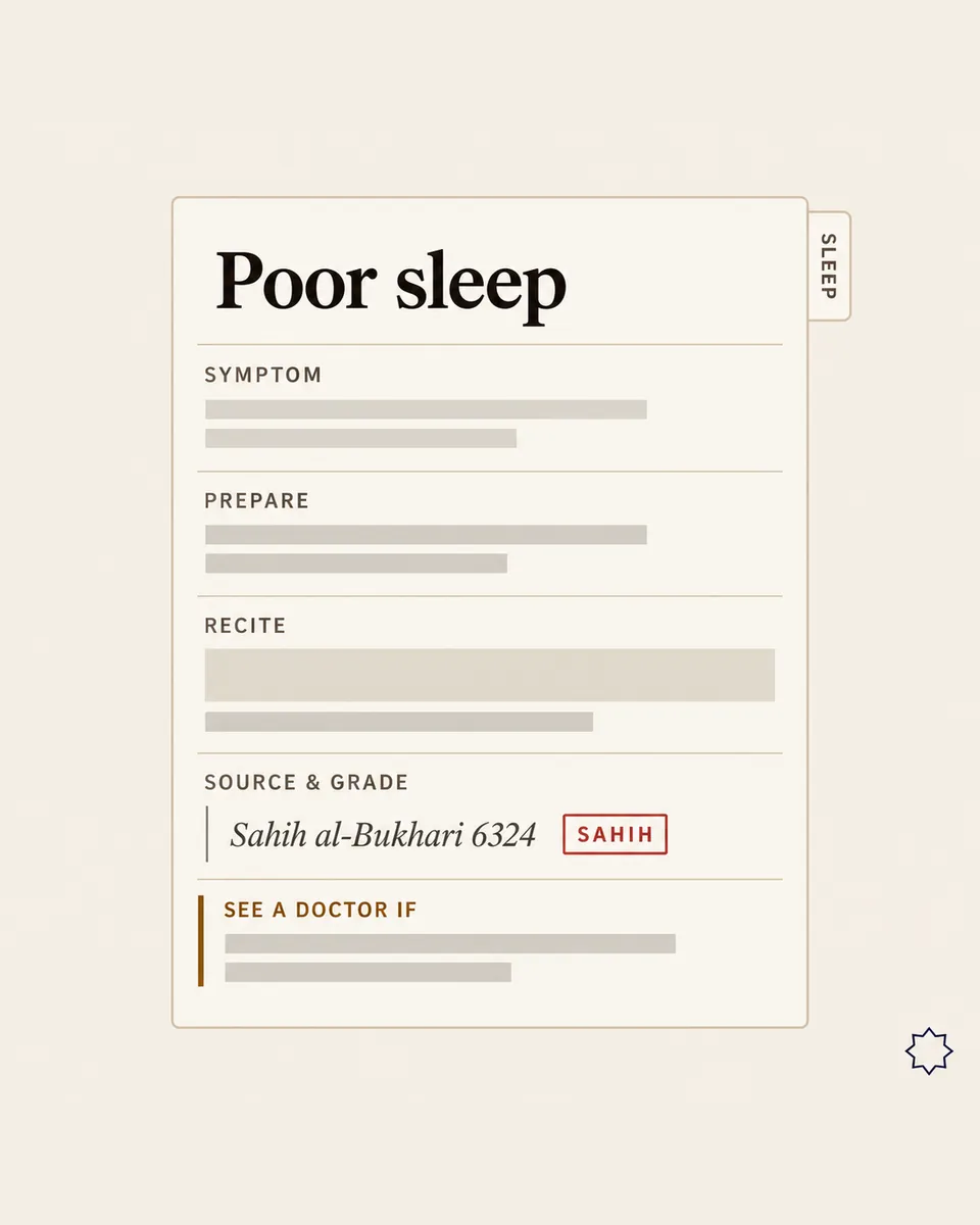 Shifa Card: poor sleep